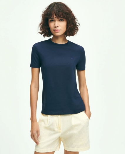Cotton Jersey Crewneck T-Shirt, image 1