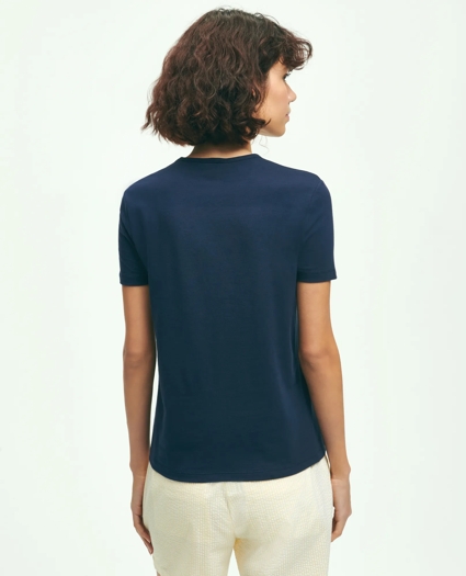 Cotton Jersey Crewneck T-Shirt, image 3