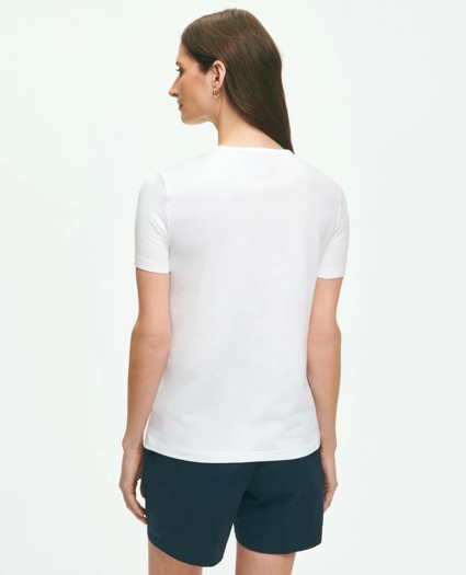 Cotton Jersey Crewneck T-Shirt, image 3