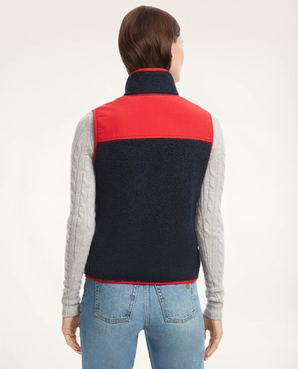 Teddy Fleece Zip Vest, image 2