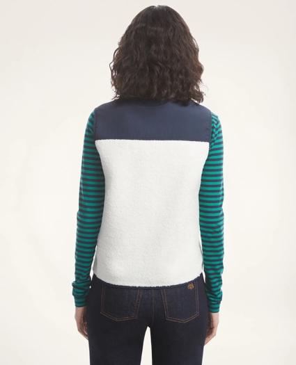 Teddy Fleece Zip Vest, image 2