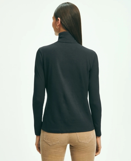 Cotton Modal Turtleneck, image 3