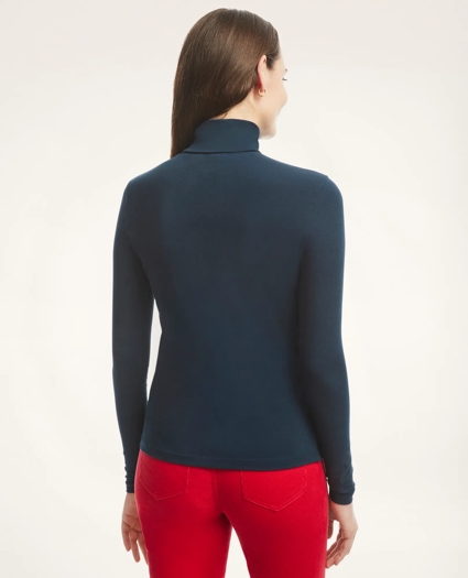 Cotton Modal Turtleneck, image 2