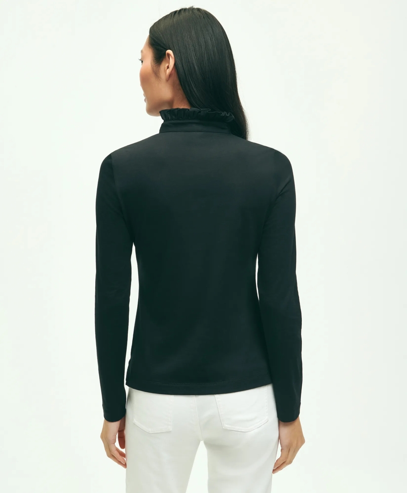 Cotton Ruffled Henley, image 3
