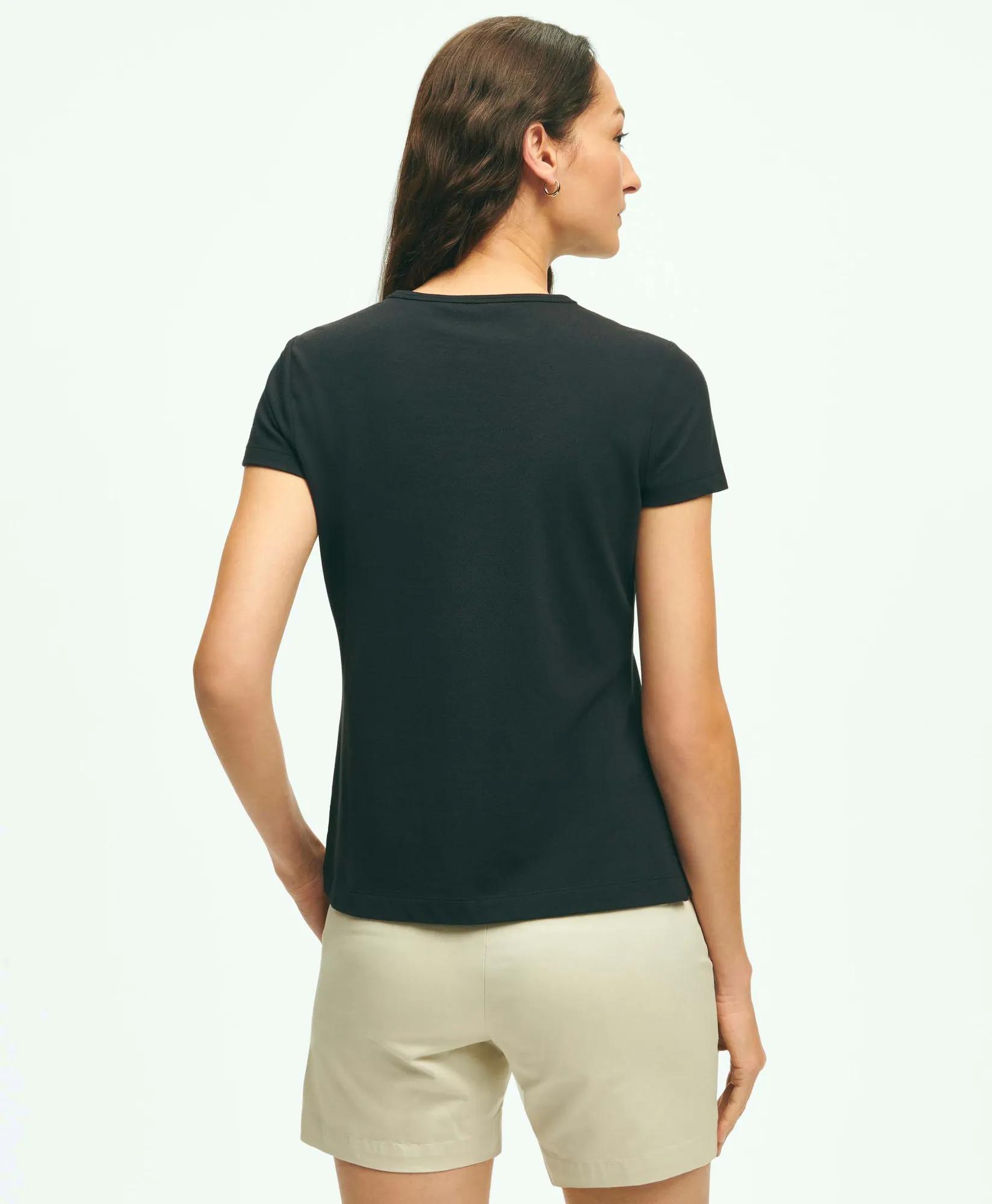 Elevated Cotton Modal Pique T-Shirt