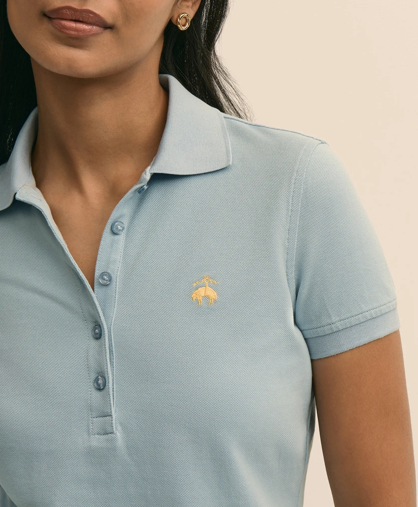 Supima&reg; Cotton Stretch Pique Polo Shirt, image 2