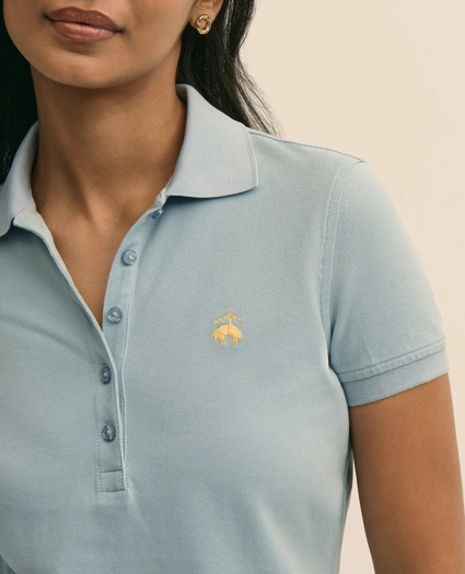 Supima&reg; Cotton Stretch Pique Polo Shirt, image 2