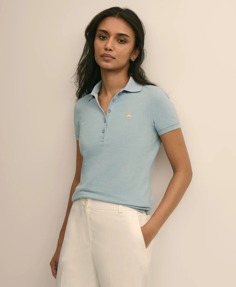 Supima&reg; Cotton Stretch Pique Polo Shirt, image 3