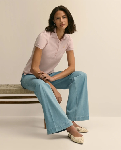 Supima&reg; Cotton Stretch Pique Polo Shirt, image 2