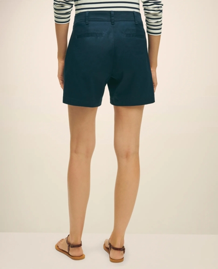 Stretch Cotton Twill Shorts, image 3