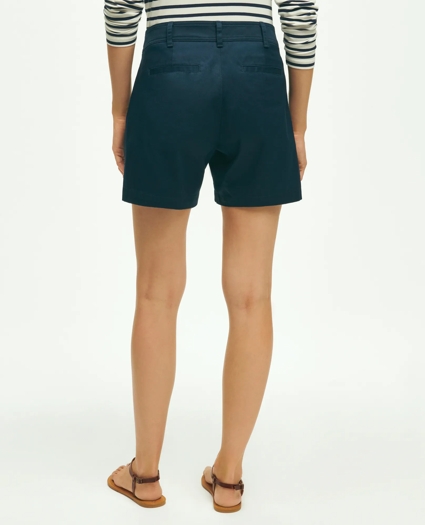 Stretch Cotton Twill Shorts, image 4
