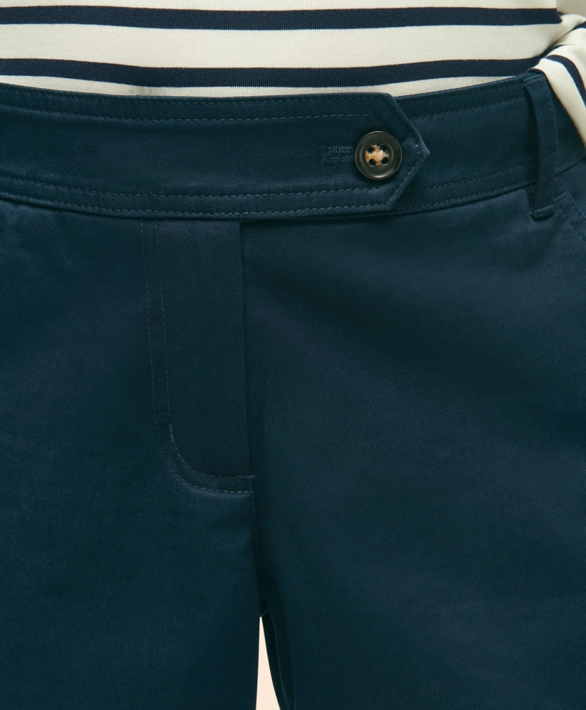 Stretch Cotton Twill Shorts, image 4