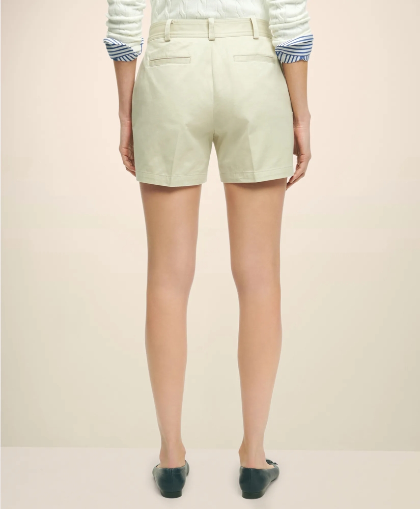 Stretch Cotton Twill Shorts, image 4