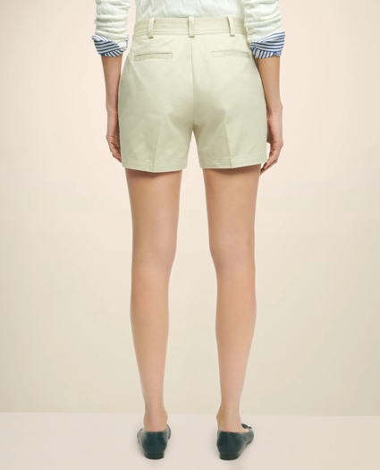 Stretch Cotton Twill Shorts, image 4