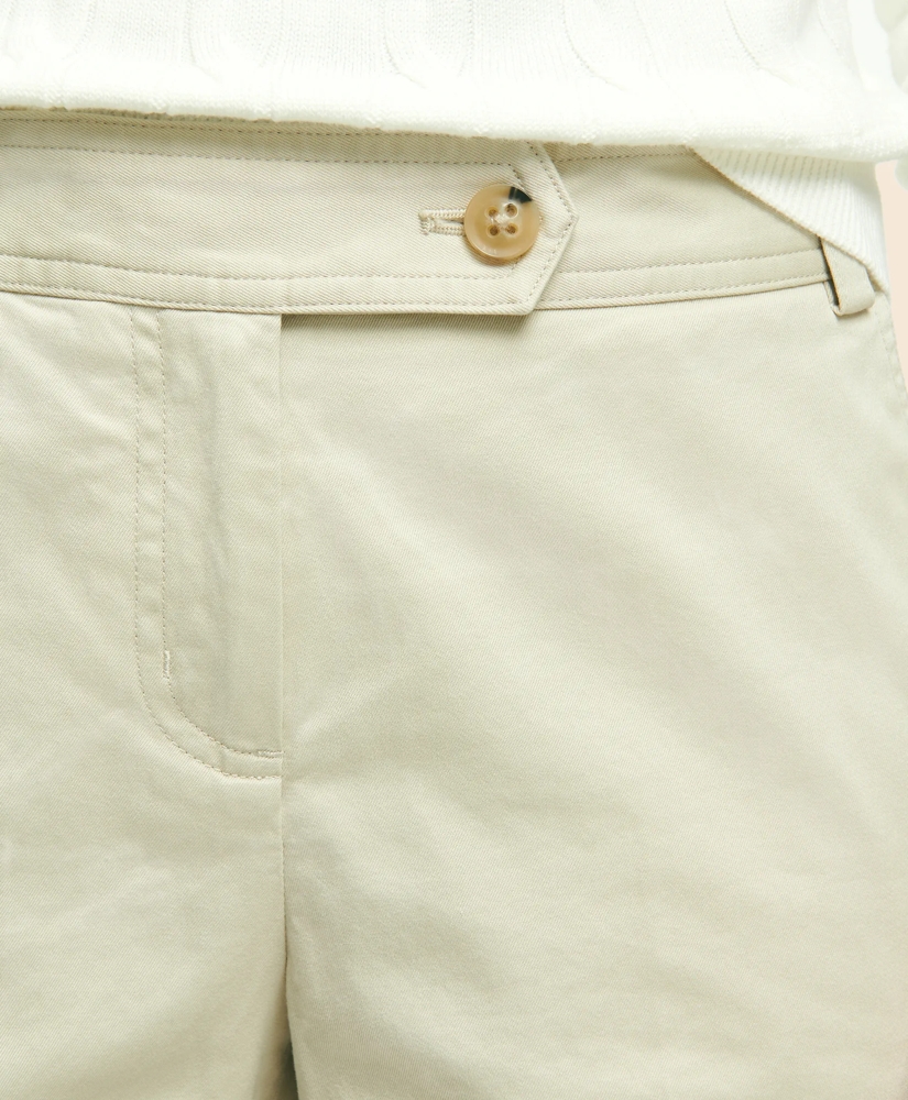 Stretch Cotton Twill Shorts, image 5