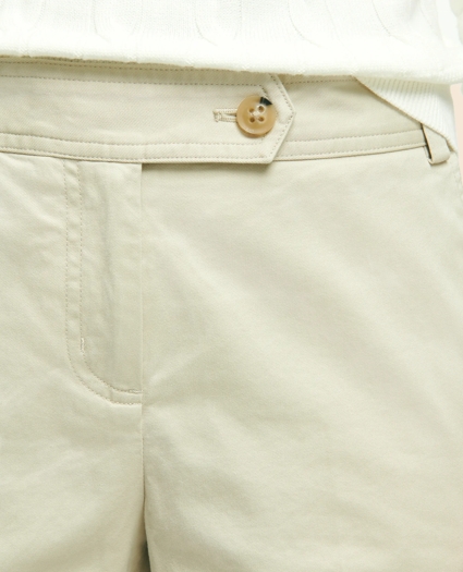 Stretch Cotton Twill Shorts, image 5