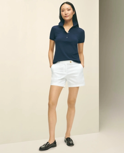 Stretch Cotton Twill Shorts, image 1