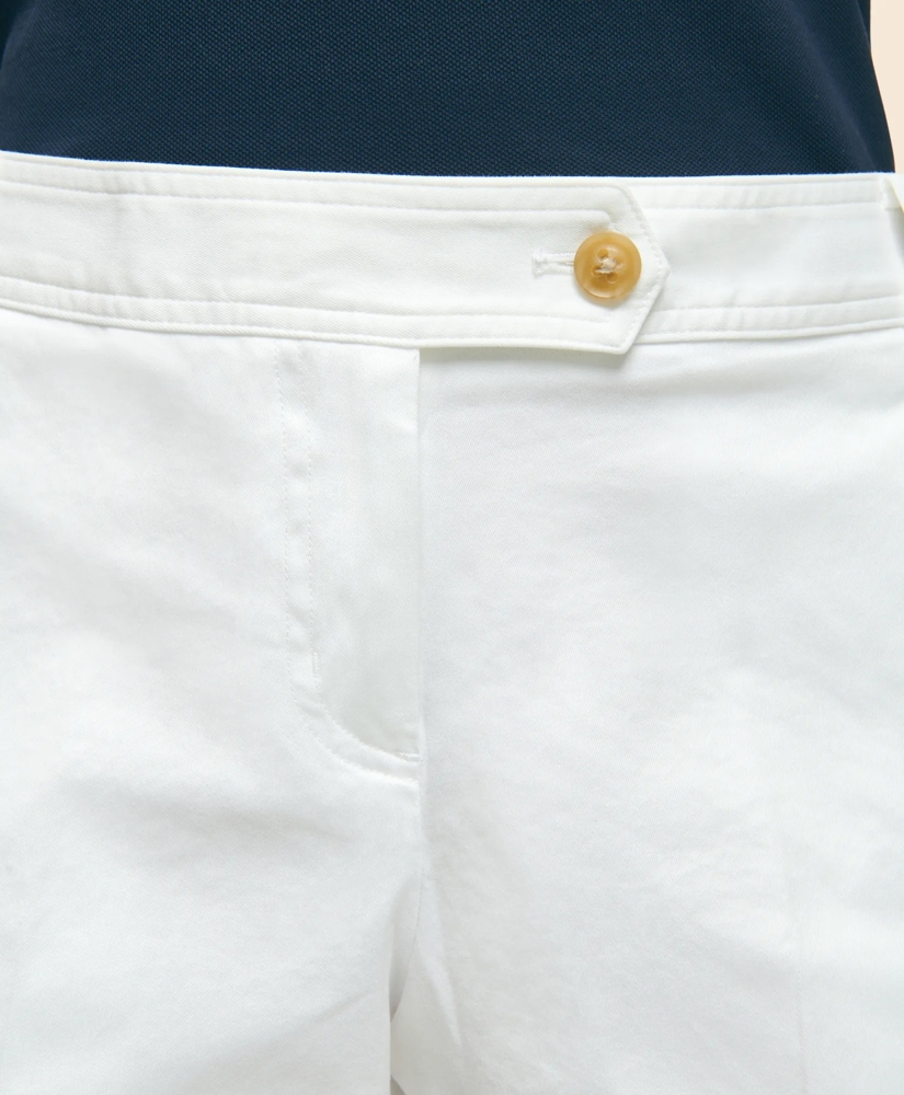 Stretch Cotton Twill Shorts, image 4