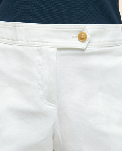 Stretch Cotton Twill Shorts, image 4