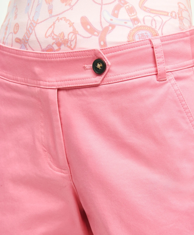 Stretch Cotton Twill Shorts, image 3