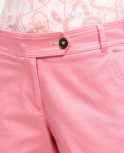 Stretch Cotton Twill Shorts, image 3