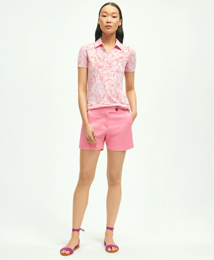 Stretch Cotton Twill Shorts, image 4