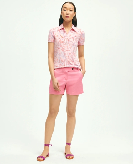 Stretch Cotton Twill Shorts, image 4