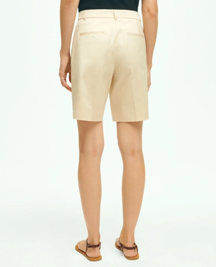 Stretch Cotton Twill Bermuda Shorts, image 3