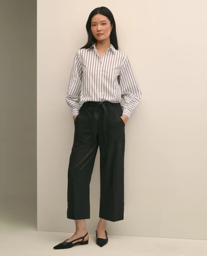 Belted Wide-Leg Utility Pants, image 1