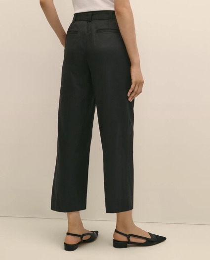 Belted Wide-Leg Utility Pants, image 4
