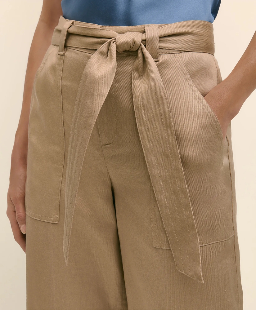 Belted Wide-Leg Utility Pants, image 3