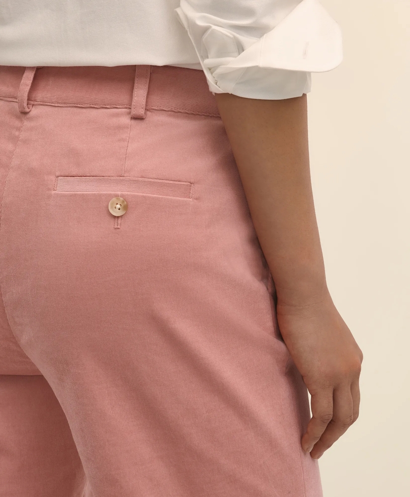 Cotton Corduroy Wide Leg Cropped Pants, image 3
