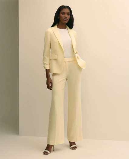 Crepe Wide-Leg Pants, image 1