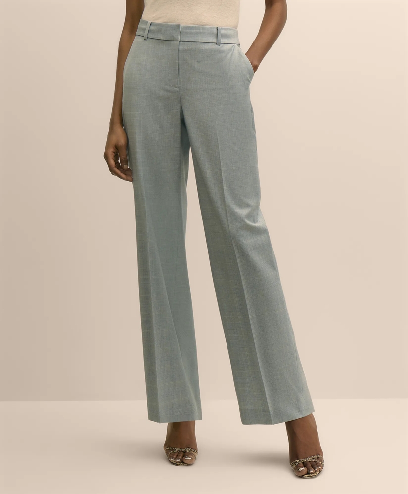 Wool-Blend Plaid Pants, image 2