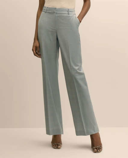 Wool-Blend Plaid Pants, image 2