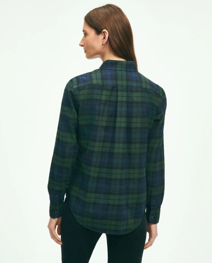 Classic Fit Cotton Flannel Shirt, image 3