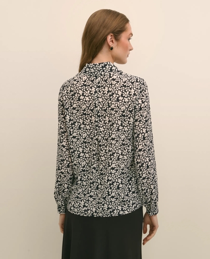 Floral Crepe Blouse, image 4