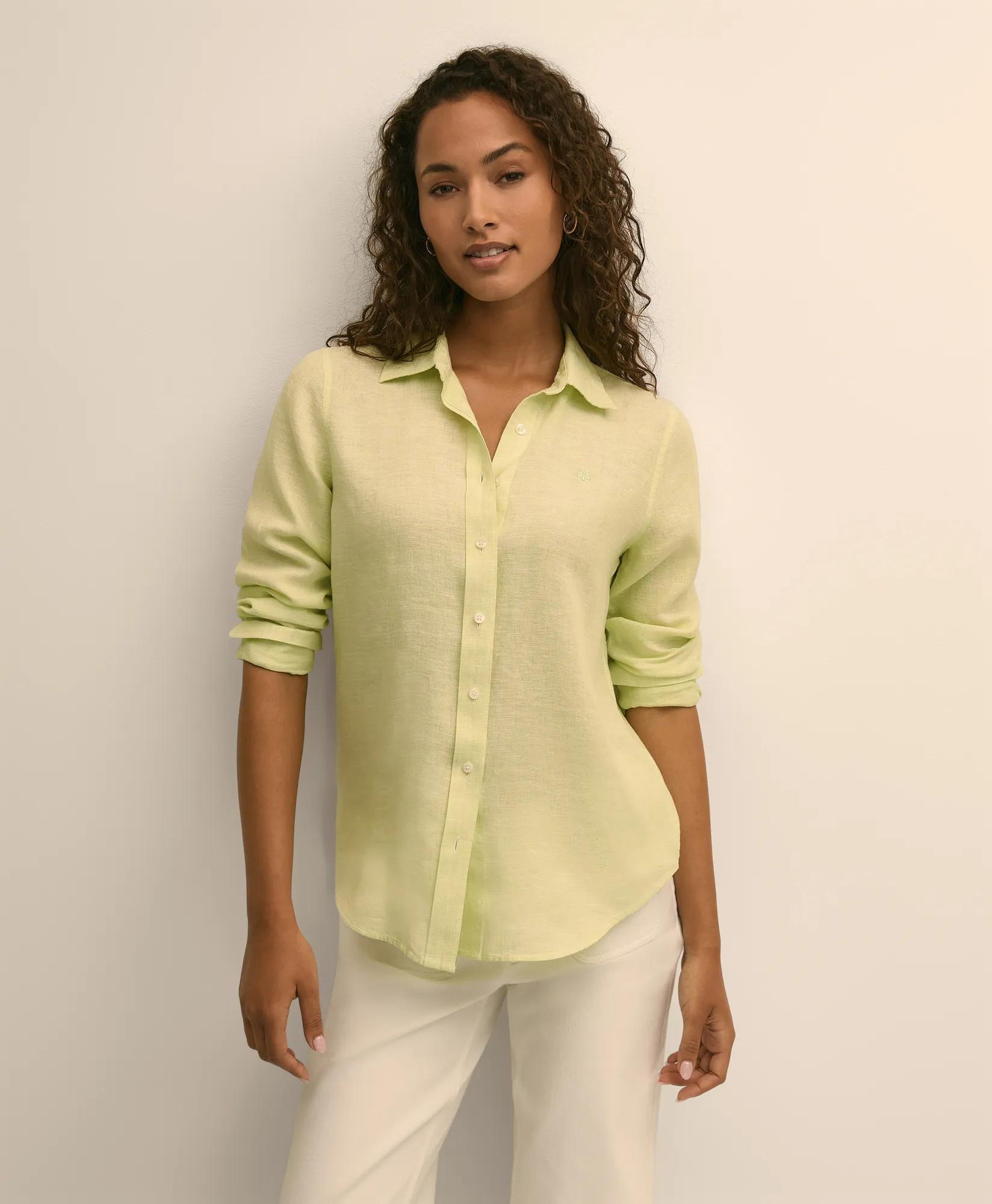 Classic Fit Linen Shirt primary