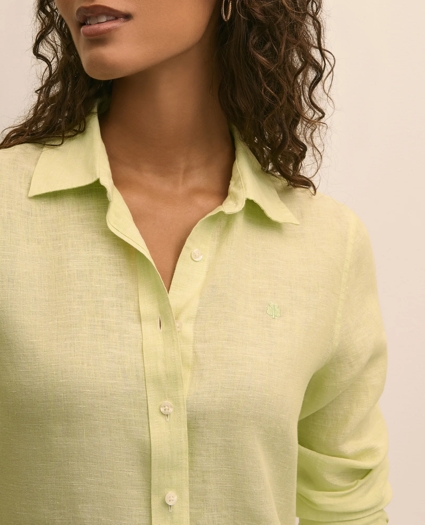 Classic Fit Linen Shirt, image 3