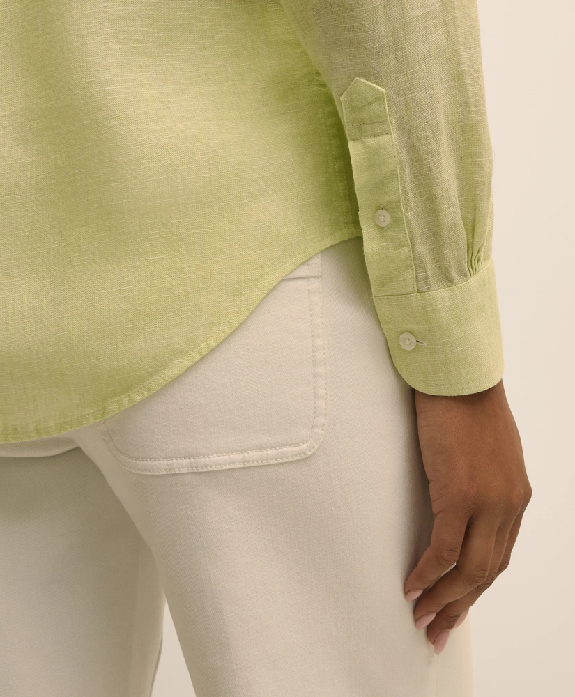 Classic Fit Linen Shirt, image 5