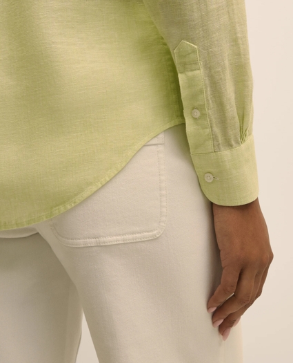 Classic Fit Linen Shirt, image 5