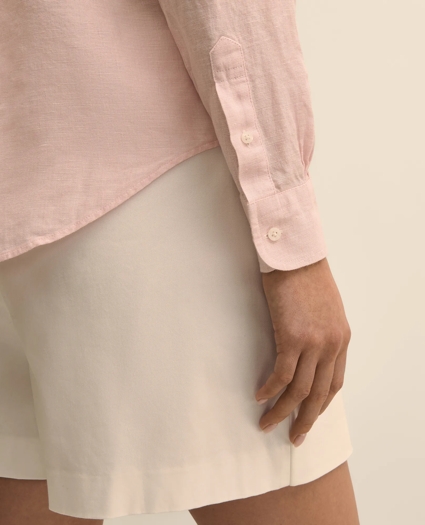 Classic Fit Linen Shirt, image 5