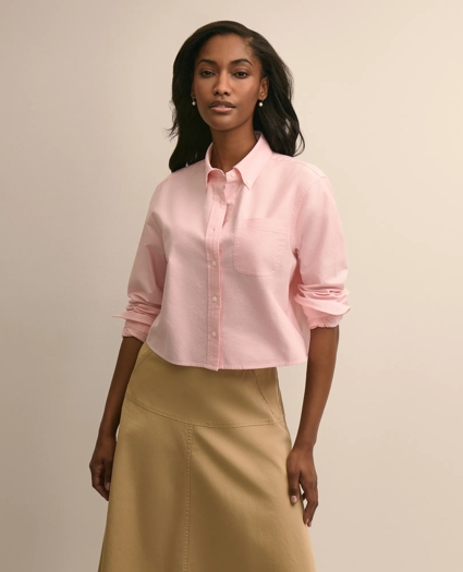 The Cropped Oxford Shirt, image 1