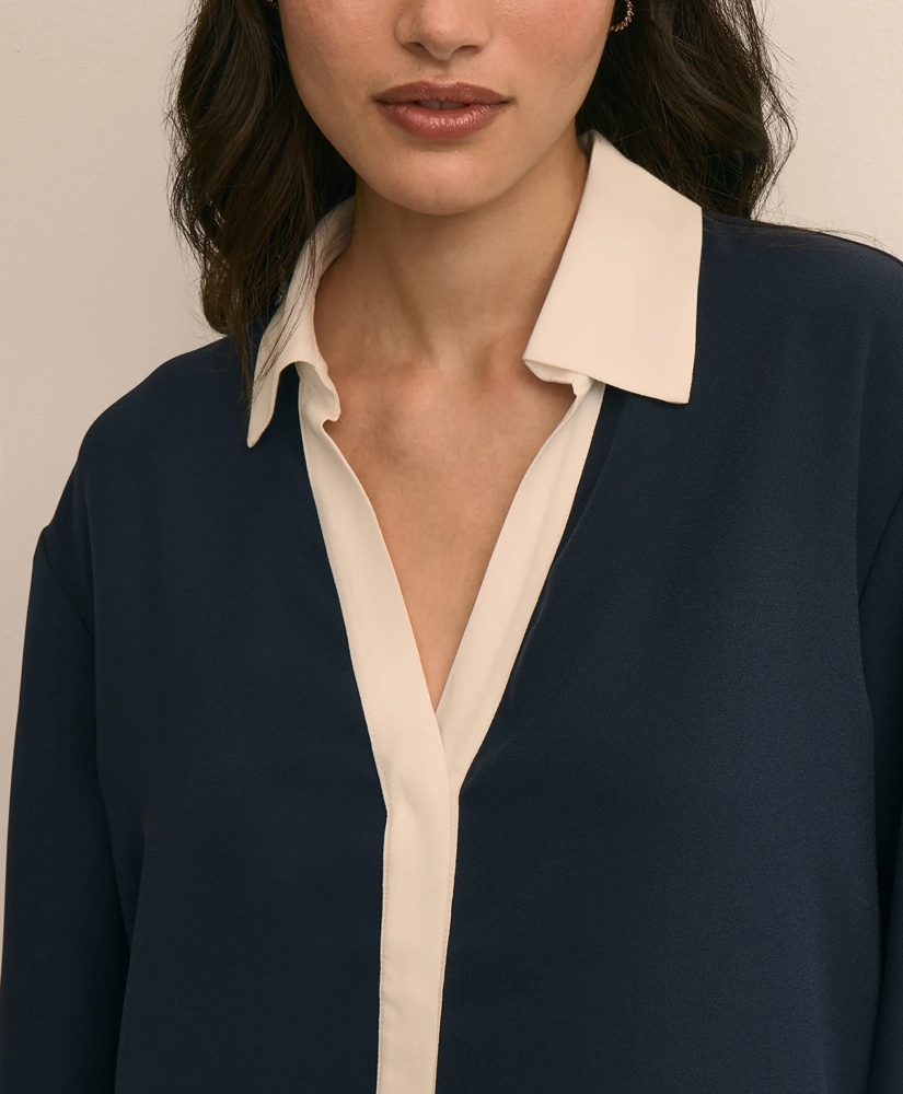 Contrast-Tipping Blouse, image 3