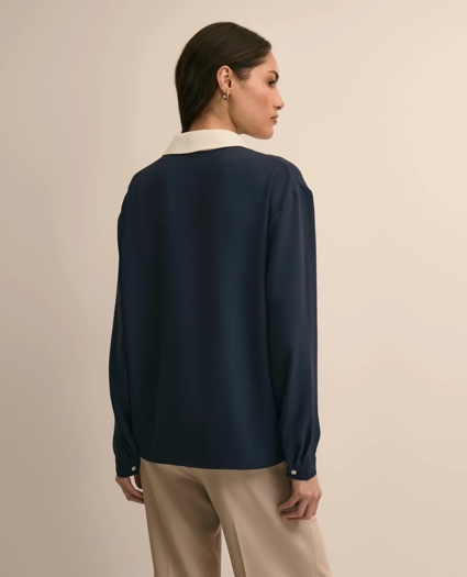 Contrast-Tipping Blouse, image 4
