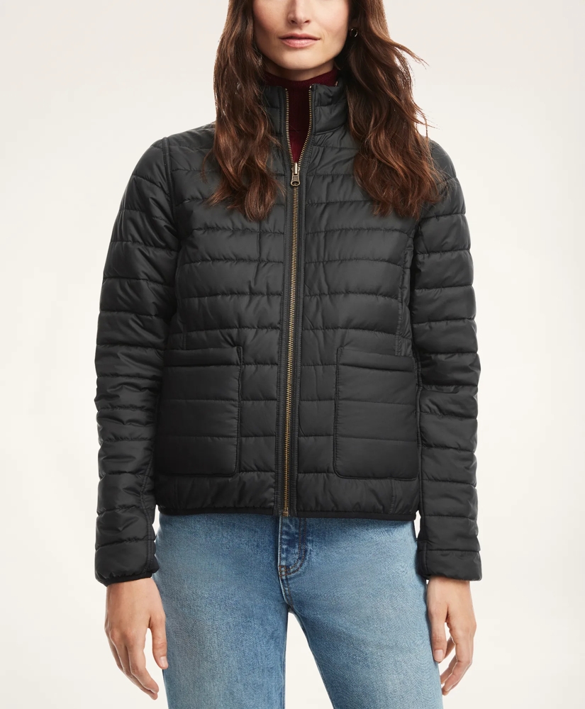 Reversible Water-Repellent Animal Print Puffer Jacket, image 3