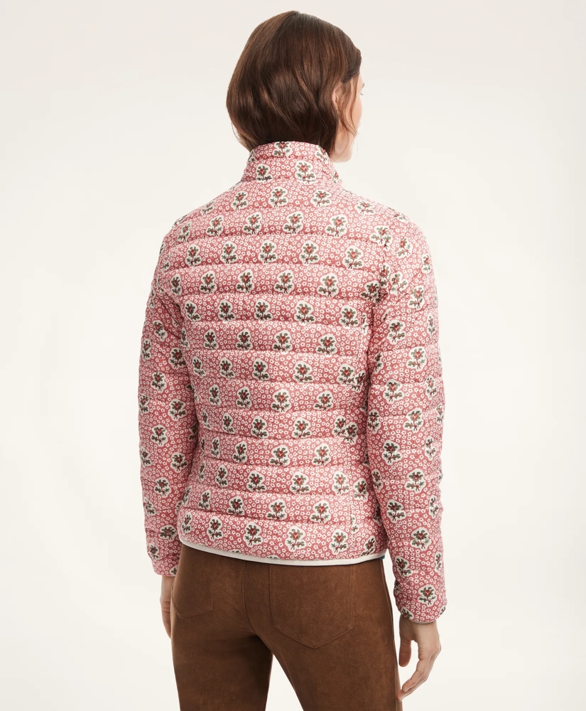 Reversible Water-Repellent Floral Puffer Vest, image 3