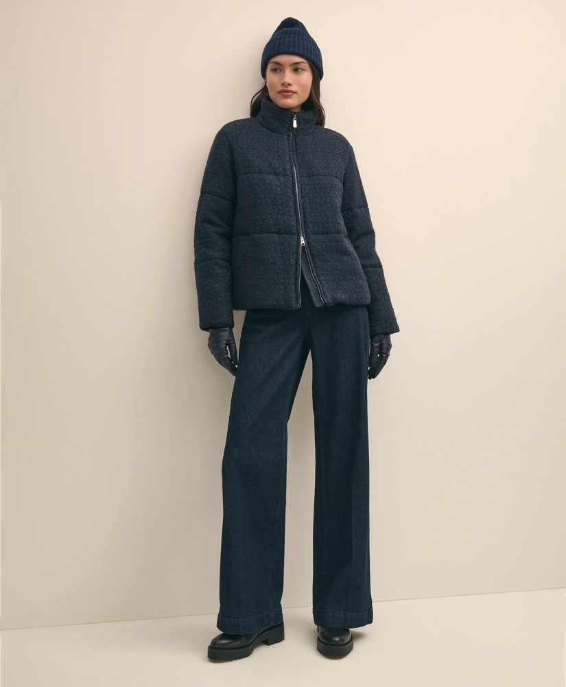 Tweed Short Puffer Jacket, image 2
