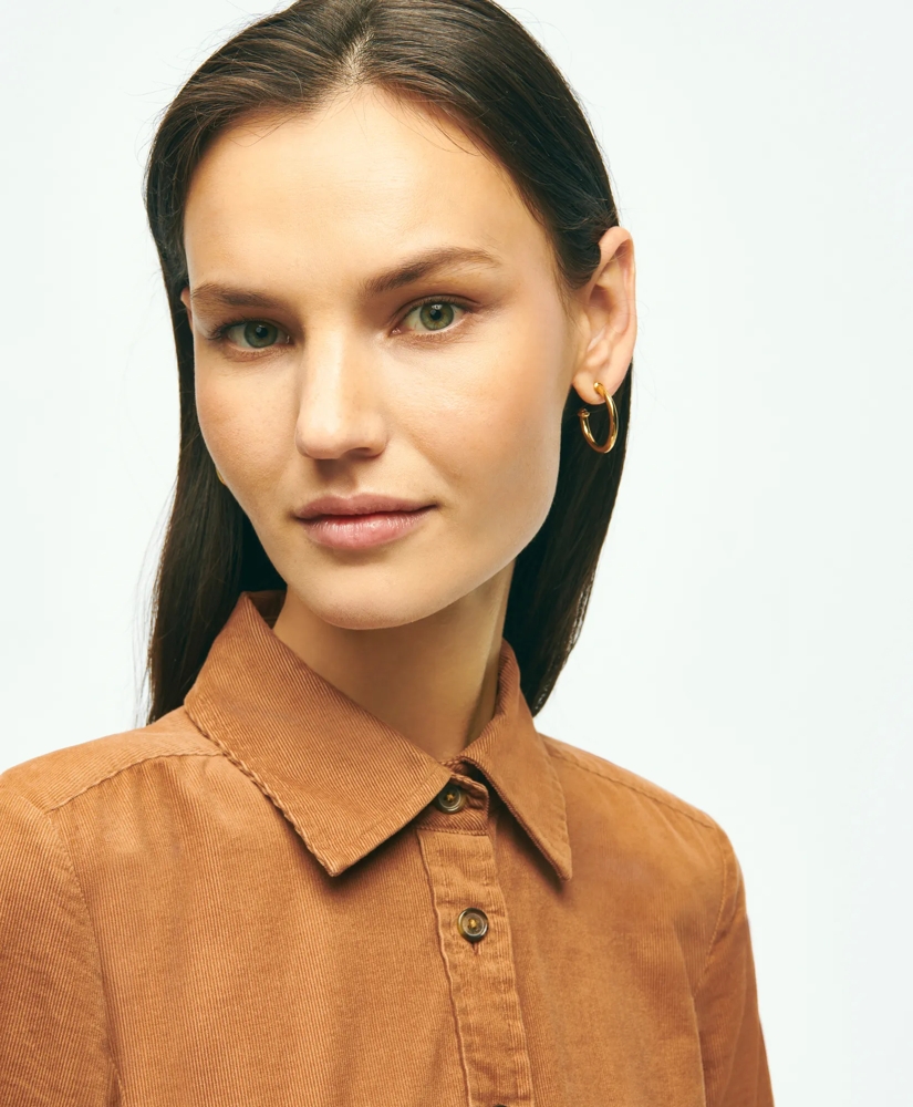 Corduroy Shirt Dress, image 2