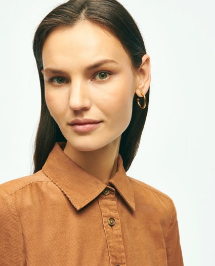 Corduroy Shirt Dress, image 2